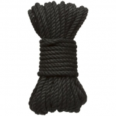 Черная верёвка для связывания и фиксации Bind Tie - 9,14 м. - Doc Johnson - купить с доставкой в Долгопрудном