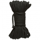 Черная верёвка для связывания и фиксации Bind Tie - 15,24 м. - Doc Johnson - купить с доставкой в Долгопрудном