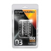 Прозрачная насадка с шипами и шишечками STAY HARD COCK SLEEVE 03 CLEAR - Blush Novelties - в Долгопрудном купить с доставкой