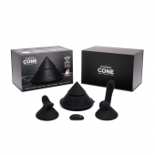 Конусный вибромассажер Cowgirl Cone с 2 насадками - CowGirl - купить с доставкой в Долгопрудном