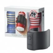 Набор Tenga Cup Vibrator 1st Set: вибратор Cup Vibrator, мастурбатор Original Vacuum Cup, мастурбатор Premium Original Vacuum Cup - Tenga - в Долгопрудном купить с доставкой