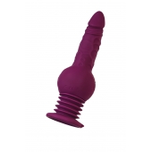 Фиолетовая мини-машина для секса Striker с пультом ДУ - 23,5 см. - ToyFa - купить с доставкой в Долгопрудном