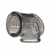 Дымчатая насадка на пенис и мошонку - Baile - в Долгопрудном купить с доставкой