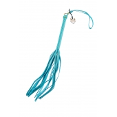 Голубая кожаная плеть - 50 см. - Pecado - купить с доставкой в Долгопрудном