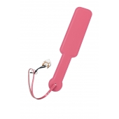 Розовый кожаный пэддл - 37 см. - Pecado - купить с доставкой в Долгопрудном