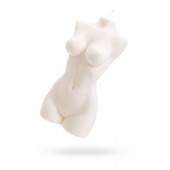 Белая интерьерная свеча в форме женского торса - 850 гр. - Pecado - купить с доставкой в Долгопрудном