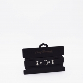 Черный ошейник из высококачественной натуральной кожи - Crazy Handmade - купить с доставкой в Долгопрудном