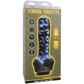 Черно-синяя мини-машина на присоске Tendril Thruster - 21,6 см. - Doc Johnson - купить с доставкой в Долгопрудном
