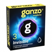 Супертонкие презервативы Ganzo Invisible - 3 шт. - Ganzo - купить с доставкой в Долгопрудном