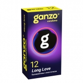 Презервативы с анестетиком для продления удовольствия Ganzo Long Love - 12 шт. - Ganzo - купить с доставкой в Долгопрудном