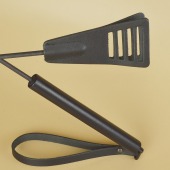 Черный кожаный стек «Сириус» - 60 см. - Sitabella - купить с доставкой в Долгопрудном