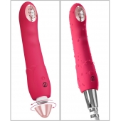 Малиновая насадка на душ с вибрацией Showers to orgasm - 20,1 см. - Orion - купить с доставкой в Долгопрудном