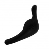 Чёрное эрекционное виброкольцо Thimble - Baile - в Долгопрудном купить с доставкой