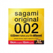 Презерватив увеличенного размера Sagami Original 0.02 XL-size - 1 шт. - Sagami - купить с доставкой в Долгопрудном