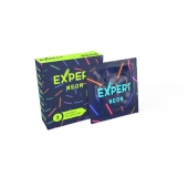 Светящиеся в темноте презервативы Expert Neon - 3 шт. - Expert - купить с доставкой в Долгопрудном
