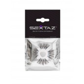 Эластичное эрекционное кольцо с черными «ресничками» - Sextaz - в Долгопрудном купить с доставкой