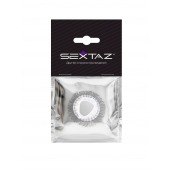 Эластичное эрекционное кольцо с длинными черными «ресничками» - Sextaz - в Долгопрудном купить с доставкой