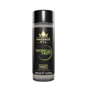 Массажное масло c ароматом тропических фруктов Massage Oil - 100 мл. - HOT - купить с доставкой в Долгопрудном