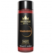 Массажное масло с согревающим эффектом Massage Oil Warming - 100 мл. - HOT - купить с доставкой в Долгопрудном