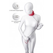 Красный ошейник с подкладкой из меха - ToyFa - купить с доставкой в Долгопрудном