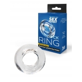 Прозрачное эрекционное кольцо-бублик - Sex Expert - в Долгопрудном купить с доставкой