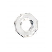 Прозрачное эрекционное кольцо в форме гайки - Sex Expert - в Долгопрудном купить с доставкой