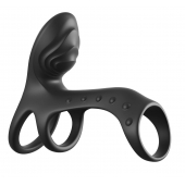 Черная насадка на пенис Ultimate Couples Cage Pro - Pipedream - в Долгопрудном купить с доставкой