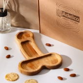 Деревянное блюдо для подачи в форме члена (25 х 16,5 х 1,7 см) - Сима-Ленд - купить с доставкой в Долгопрудном