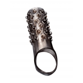 Дымчатая насадка на пенис с выпуклостями - 12 см. - Sex Expert - в Долгопрудном купить с доставкой