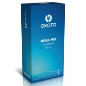 Презервативы OKOTO Mega Mix - 18 шт. - Sitabella - купить с доставкой в Долгопрудном