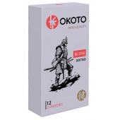 Точечные презервативы OKOTO Dotted - 12 шт. - Sitabella - купить с доставкой в Долгопрудном