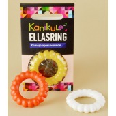 Цветное рельефное эрекционное кольцо Ellasring - Sitabella - в Долгопрудном купить с доставкой