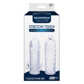 Набор из 2 прозрачных насадок на член Seductive Tickler Sleeves Set - NMC - в Долгопрудном купить с доставкой