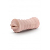 Телесный мастурбатор-ротик Nicole Vibrating Masturbator - Blush Novelties - в Долгопрудном купить с доставкой