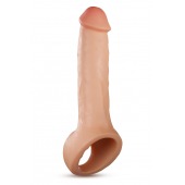 Телесная насадка-удлинитель Thrive 8.75 Inch Realistic Penis Extender Sleeve - 22,2 см. - Blush Novelties - в Долгопрудном купить с доставкой