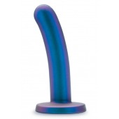 Синяя насадка с гладкой поверхностью Surrender 5.75 Inch Intermediate Pegging Dildo - 14,6 см. - Blush Novelties - купить с доставкой в Долгопрудном