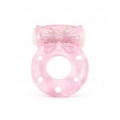 Розовое эрекционное виброкольцо с бабочкой - 1137 - в Долгопрудном купить с доставкой