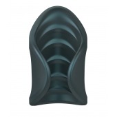 Серый сквозной мастурбатор с вибрацией Manwan Starter - Manwan - в Долгопрудном купить с доставкой