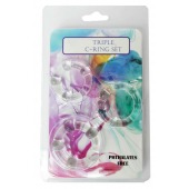 Набор из 3 эрекционных прозрачных колец - Boys of Toys - в Долгопрудном купить с доставкой