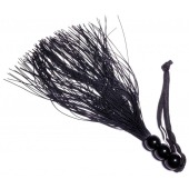 Черная силиконовая плетка - 25,4 см. - Boys of Toys - купить с доставкой в Долгопрудном