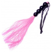 Розовая силиконовая плеть - 35,5 см. - Boys of Toys - купить с доставкой в Долгопрудном