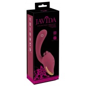 Малиновый вибратор с подвижными язычками 2 Function Vibrator - 20,6 см. - Orion