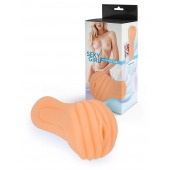 Эластичный мастурбатор в виде вагины телесного цвета - Sexy Girl - в Долгопрудном купить с доставкой