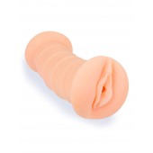 Телесный двусторонний мастурбатор с вибропулей и эрекционными кольцами в комплекте - Sexy Girl - в Долгопрудном купить с доставкой