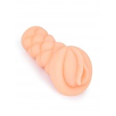 Телесный мастурбатор-вагина с вибропулей и эрекционными кольцами в комплекте - Sexy Girl - в Долгопрудном купить с доставкой