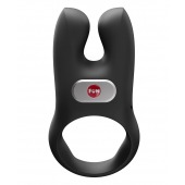 Черное эрекционное виброкольцо Nos - Fun Factory - в Долгопрудном купить с доставкой