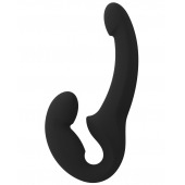 Черный безремневой страпон Share Lite - Fun Factory - купить с доставкой в Долгопрудном