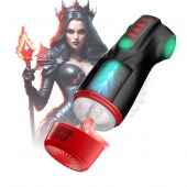 Интерактивный мастурбатор Raven с вакуумом, вибрацией и подсветкой - Shots Media BV - в Долгопрудном купить с доставкой