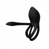 Черное эрекционное виброкольцо Bayek с пультом ДУ - Zalo - в Долгопрудном купить с доставкой