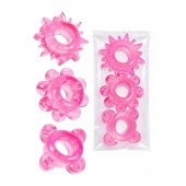 Комплект из 3 розовых эрекционных колец - Erowoman-Eroman - в Долгопрудном купить с доставкой